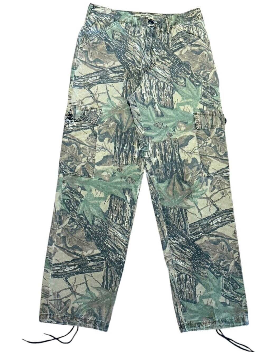 Realtree Camo Cargo Pants in Green and Brown